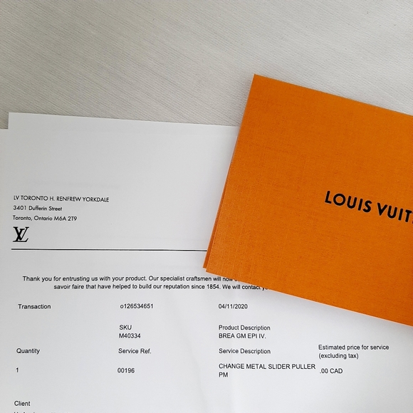 Louis Vuitton authentic Brea GM EPI Ivore bag - Picture 16 of 16